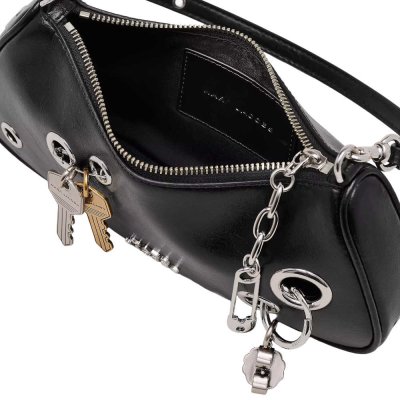 THE GROMMET CHARM SHOULDER BAG
